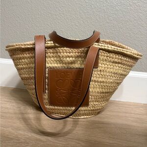 Loewe Ibiza Woven Basket Bag Tote